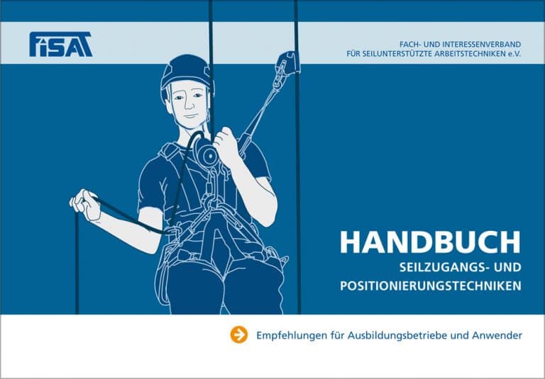 Cover des FISAT-Handbuchs für Seilzugangs- und Positionierungstechniken