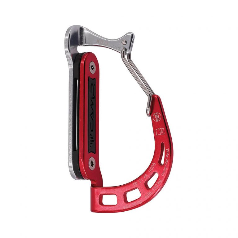 C.A.M.P. Kilo Materialkarabiner in Rot für den Werkzeugtransport am Gurt