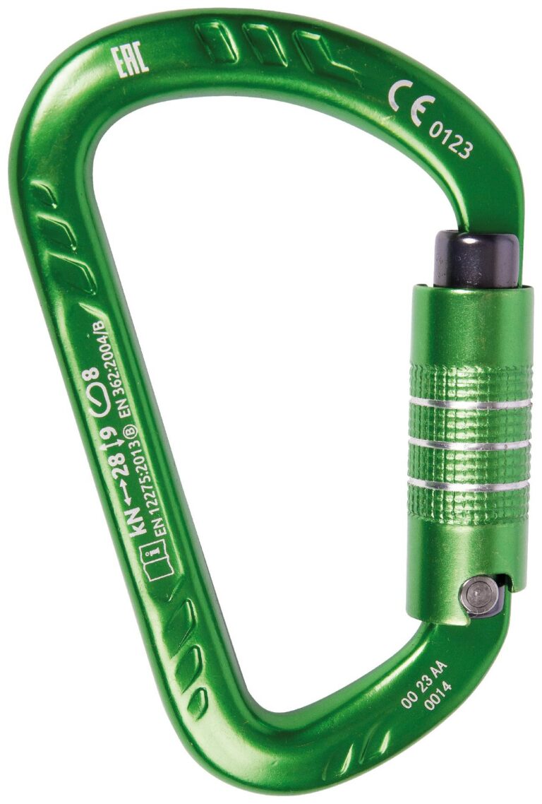 C.A.M.P. Guide XL 3Lock Karabiner in Grün mit Dreifachverschluss
