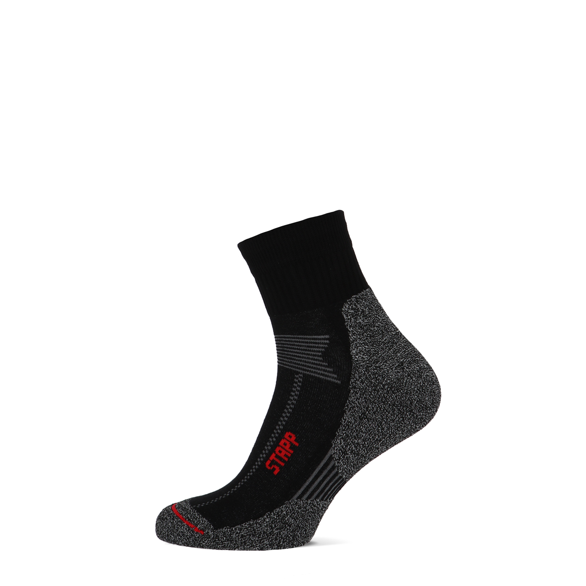 Stapp Techno Boston Quarter Funktionssocke in Schwarz